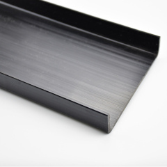 Customized Insulated Pedals PVC Plastic Profiles Extruded U-shaped C Type PC Extrusion Insulating Panel