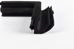 Rubber Corners Custom Mitered Vulcanized Bonded Corners Molding Flexible Corner Edge Trim