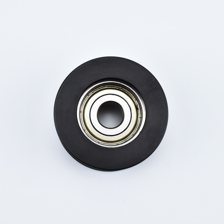 PA66 U Groove Roller Wheel U-type Groove Pulley Nylon Guide Pulley Rolling Bearing Deep Groove Ball/Sliding Bearings Customizable