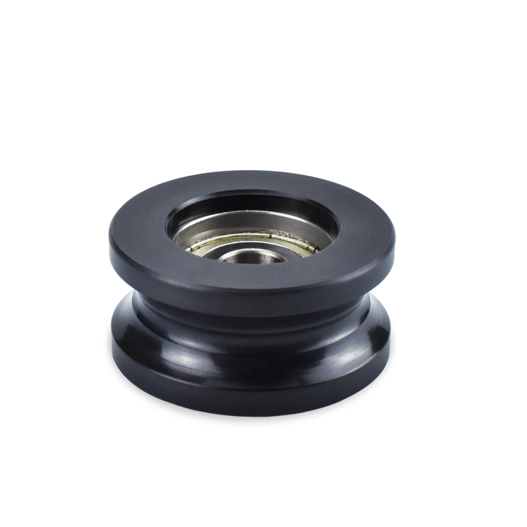 PA66 U Groove Roller Wheel U-type Groove Pulley Nylon Guide Pulley Rolling Bearing Deep Groove Ball/Sliding Bearings Customizable