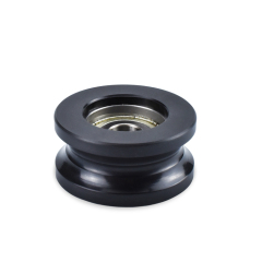PA66 U Groove Roller Wheel U-type Groove Pulley Nylon Guide Pulley Rolling Bearing Deep Groove Ball/Sliding Bearings Customizable