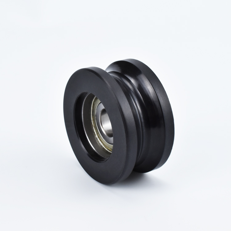 PA66 U Groove Roller Wheel U-type Groove Pulley Nylon Guide Pulley Rolling Bearing Deep Groove Ball/Sliding Bearings Customizable
