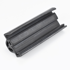 Railway door rubber seal