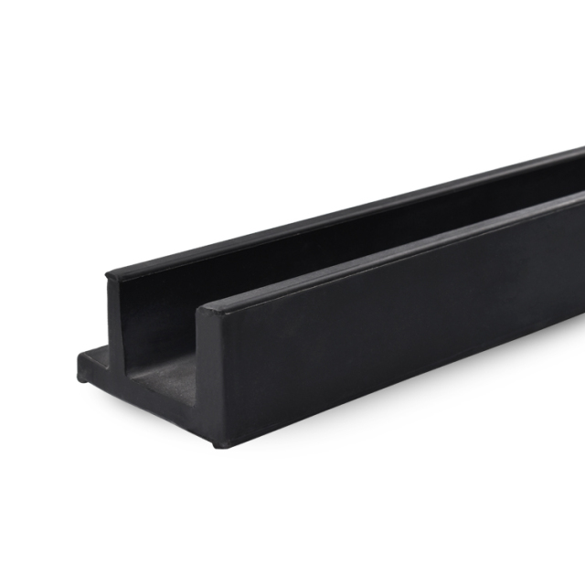 Black Rubber U Channel Edging Trim Seal 10mm X 4mm Fits 0.5mm - 2mm Per Metre EB - Foto 7