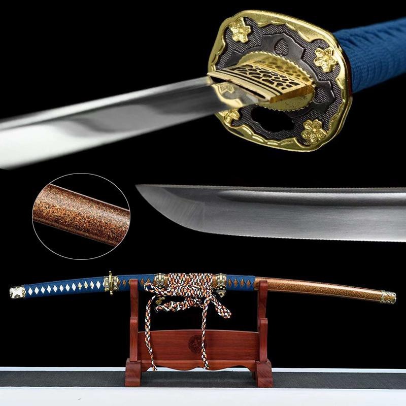 41 INCH HANDMADE SAMURAI TACHI-FULL TANG-1060 HIGH CARBON STEEL【ECONOMIC & COMBAT】