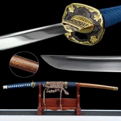 41 INCH HANDMADE SAMURAI TACHI-FULL TANG-1060 HIGH CARBON STEEL【ECONOMIC & COMBAT】
