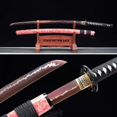 41 INCH HANDMADE SAMURAI KATANA-FULL TANG-MANGANESE STEEL【TRAINING & COMBAT】