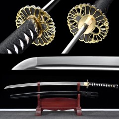 41.7 INCH FULL TANG HANDMADE SAMURAI KATANA -1060 HIGH CARBON STEEL【ECONOMIC & COMBAT】
