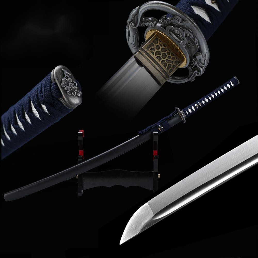 41.7 INCH FULL TANG HANDMADE KATANA / SAMURAI SWORD -1060 CARBON STEEL - ECONOMY & TRAINING