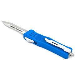 Oem 7 Inch Small Automatic Knife - Blue Handle Outdoor Camping Otf Knife