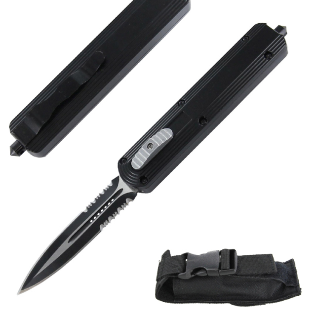 Oem 9.2 Inch Otf Knife -Dagger Point & Combination Edge Automatic Otf Knife