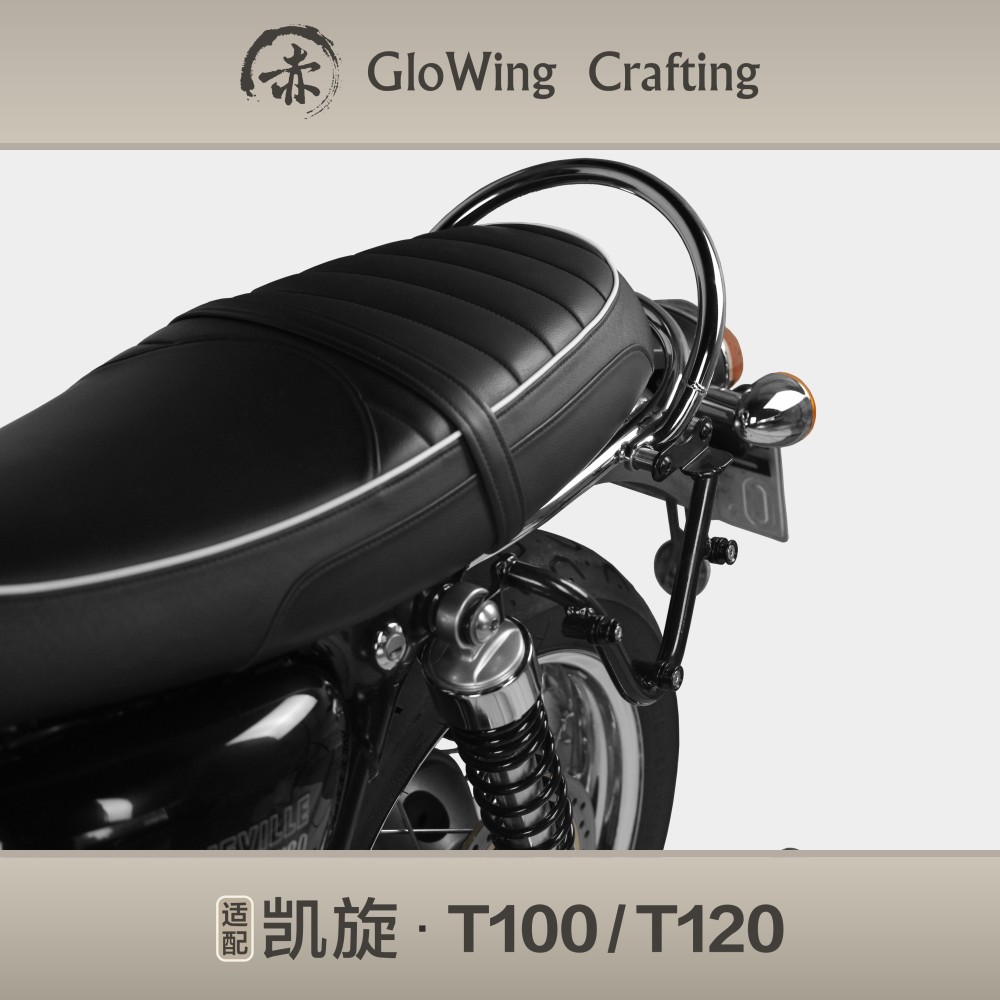 Glowing™ TRIUMPH T100 / T120 waterproof Sidebag