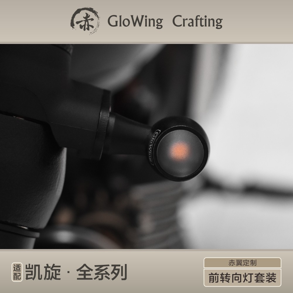 Glowing™ TRIUMPH  Water drop shaped turn indicator