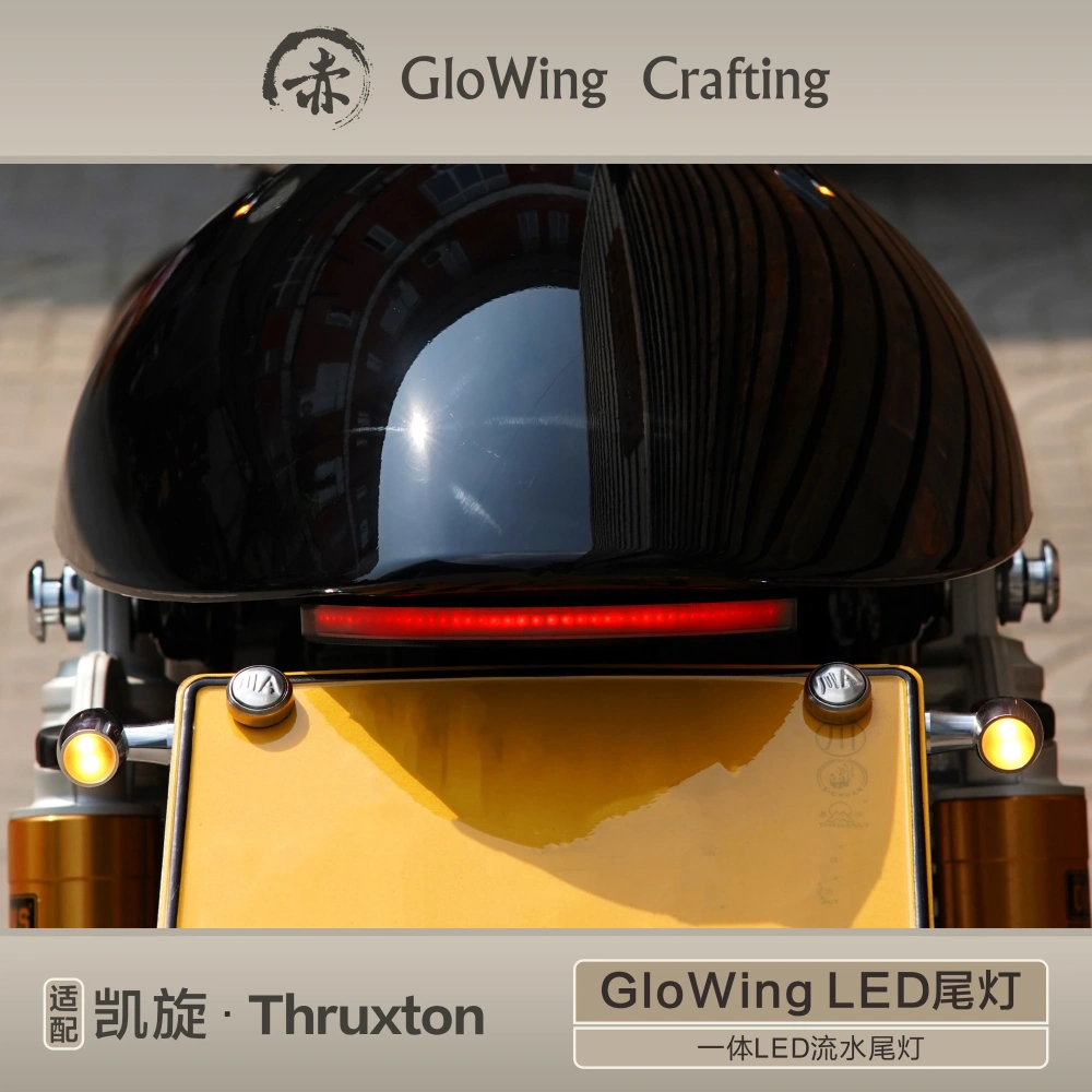 Glowing™  TRIUMPH THRUXTON Integrated taillight - Water Flow Effect