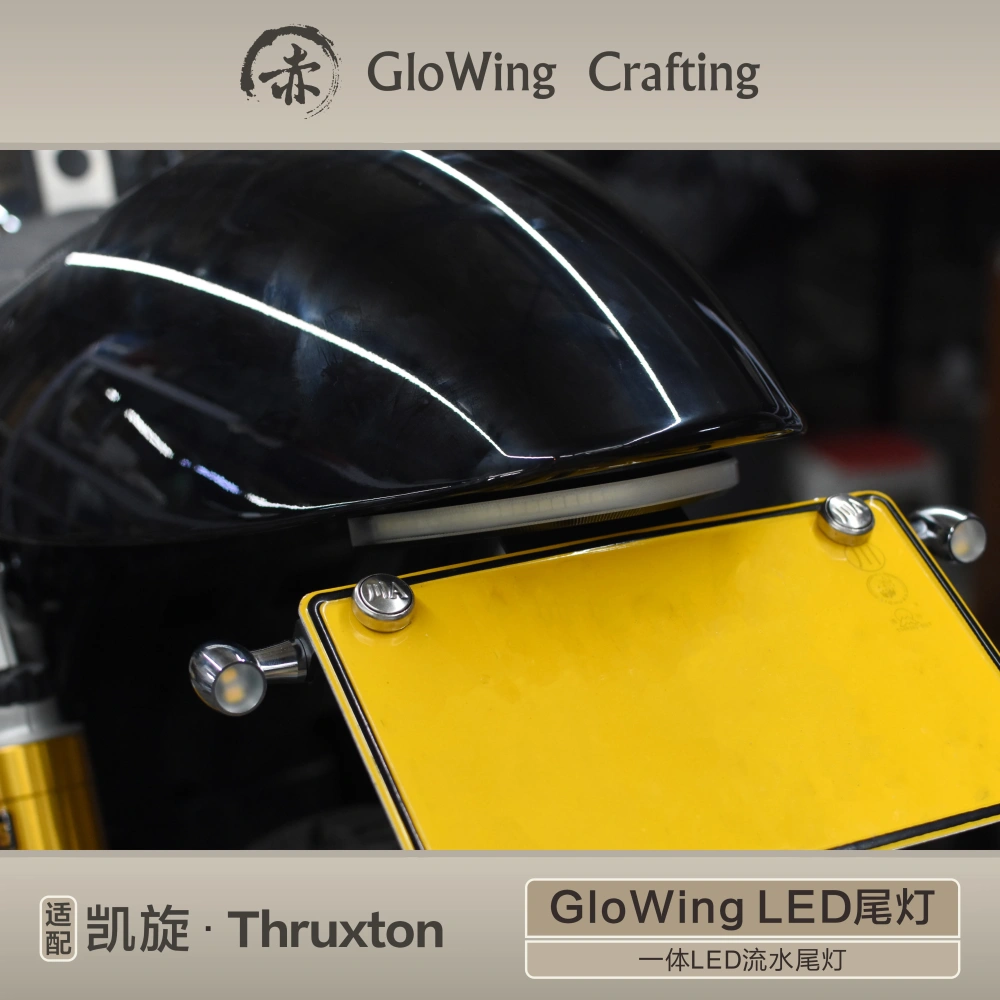 Glowing™  TRIUMPH THRUXTON Integrated taillight - Water Flow Effect