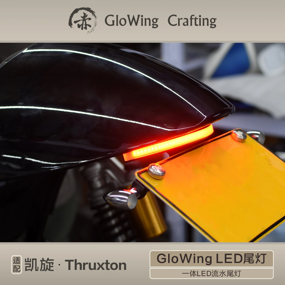 Glowing™  TRIUMPH THRUXTON Integrated taillight - Water Flow Effect