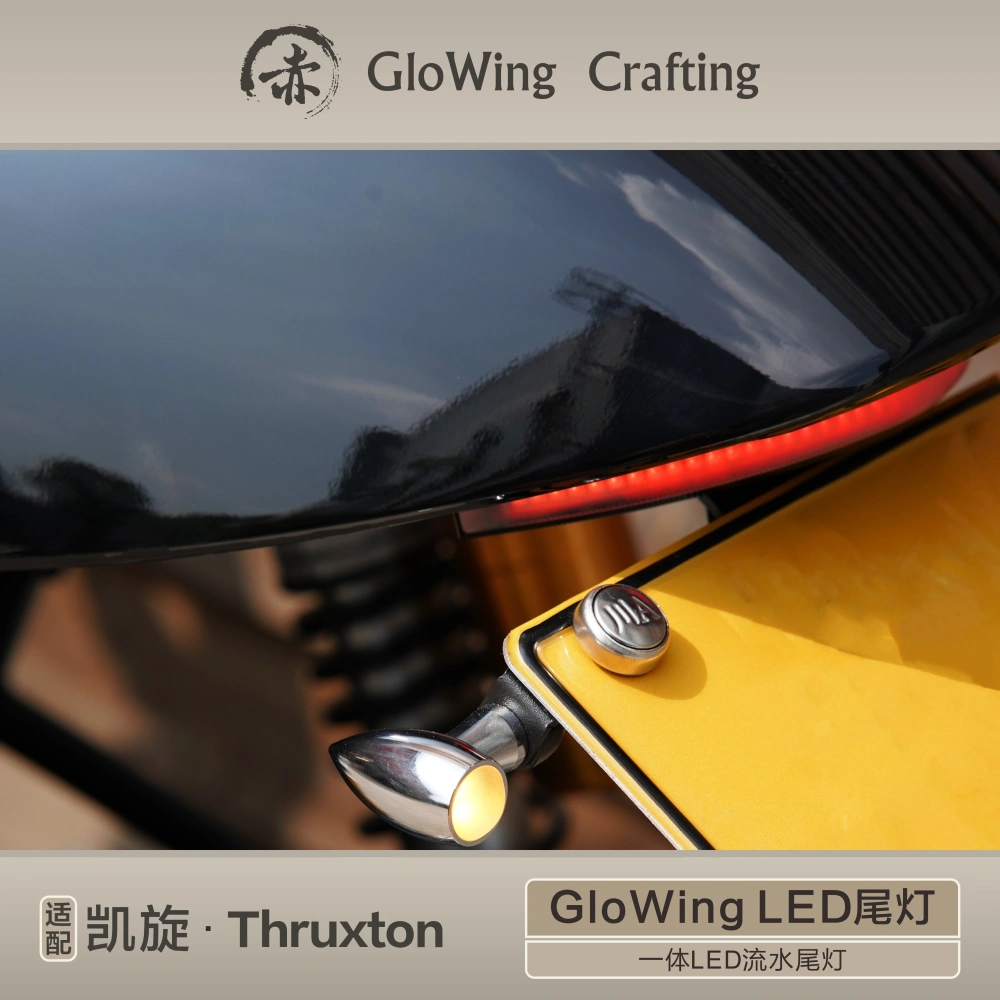 Glowing™  TRIUMPH THRUXTON Integrated taillight - Water Flow Effect