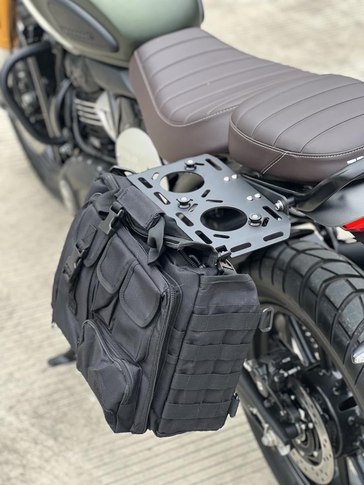 LA® - TRIUMPH Speed 400 / Scrambler 400 X - Tactical style nylon side bags