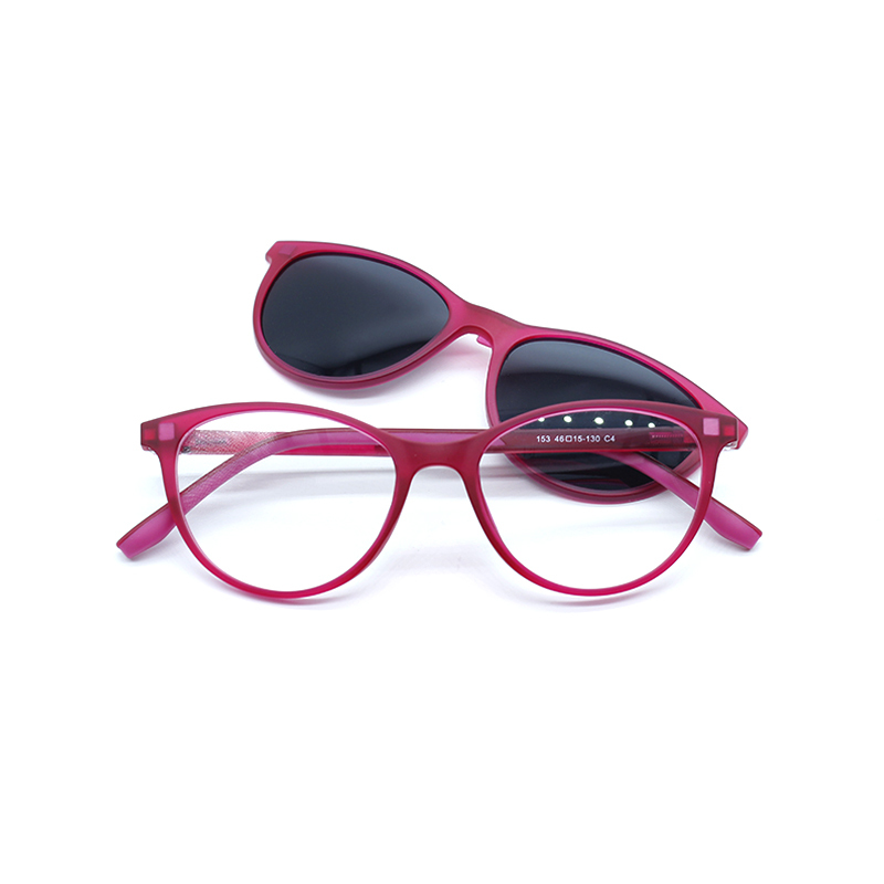 TR90 Double injection Polarized Kids Clip On Sunglasses