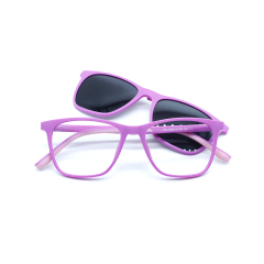 TR90 Double injection Polarized Kids Clip On Sunglasses