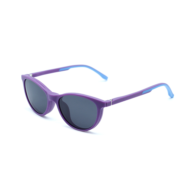TR90 Double injection Polarized Kids Clip On Sunglasses