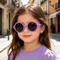 New Design Fashion Round Kids Polarized Sunglasses UV400 Protection