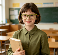 New Design TR90/Rubber Injection Stylish Square Shape Kids optical frames