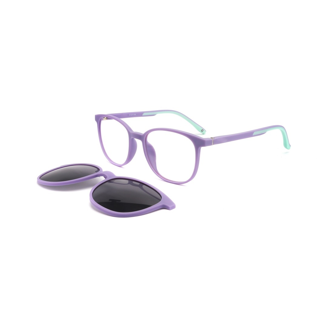 TR90 Double injection Polarized Kids Clip On Sunglasses