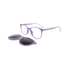 TR90 Double injection Polarized Kids Clip On Sunglasses