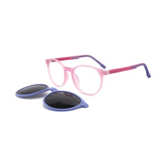 TR90 Double injection Polarized Kids Clip On Sunglasses