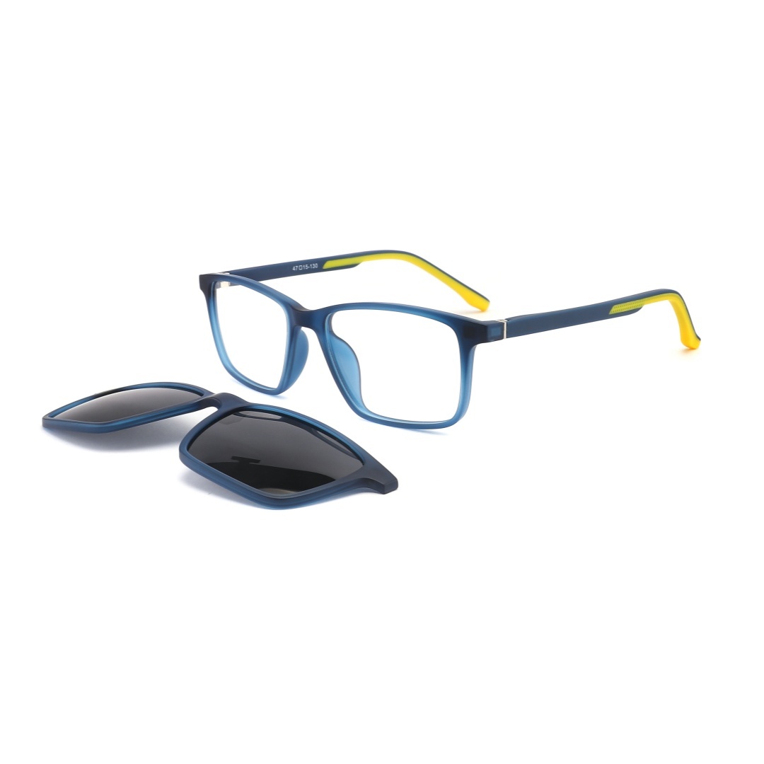 TR90 Double injection Polarized Kids Clip On Sunglasses