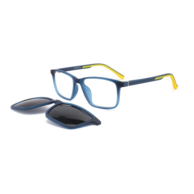 TR90 Double injection Polarized Kids Clip On Sunglasses
