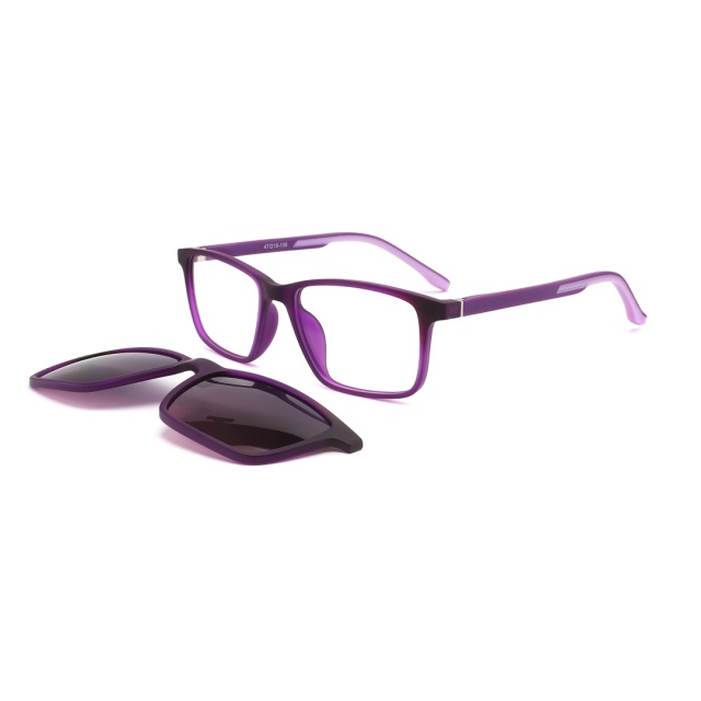 TR90 Double injection Polarized Kids Clip On Sunglasses