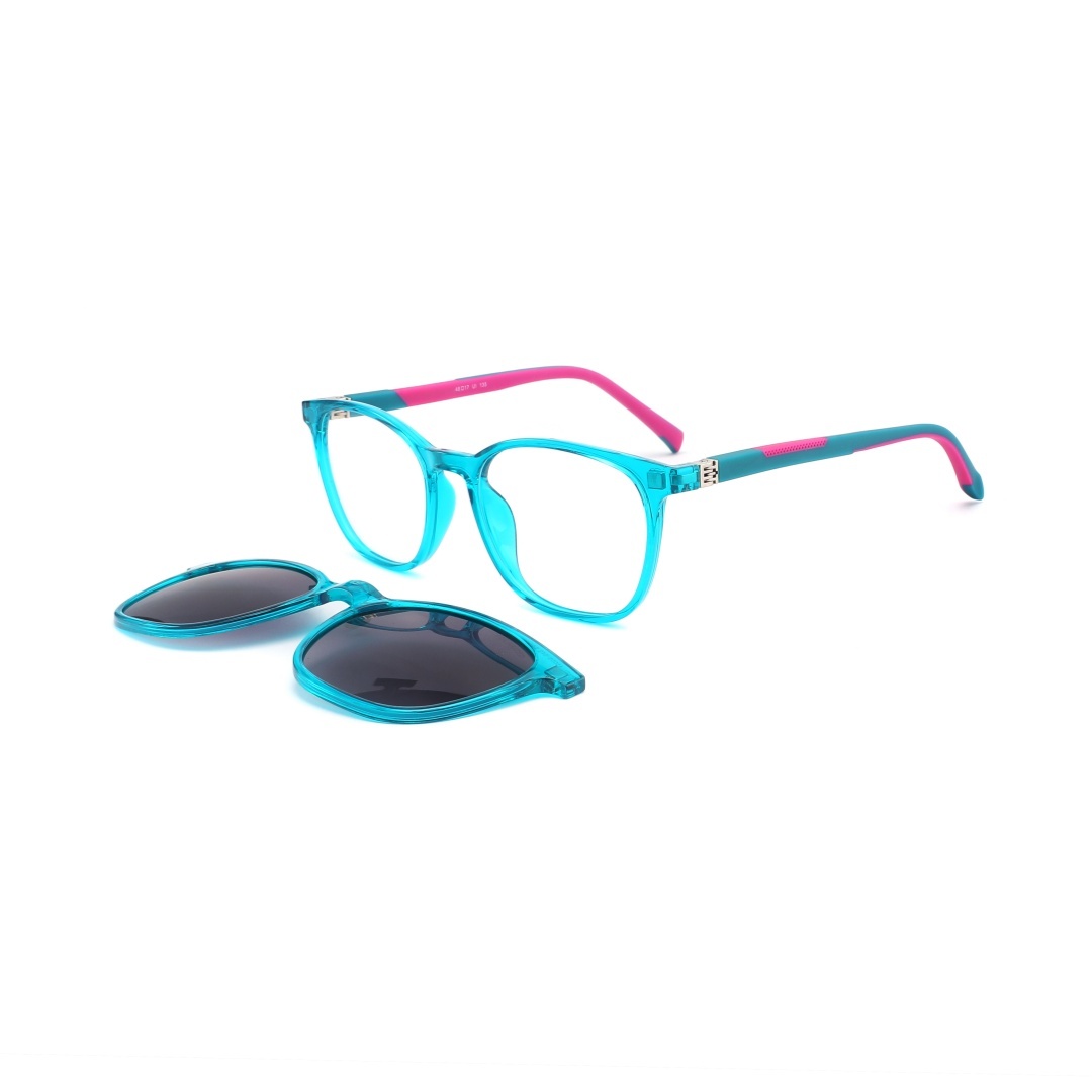 TR90 Double injection Polarized Kids Clip On Sunglasses