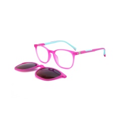 TR90 Double injection Polarized Kids Clip On Sunglasses
