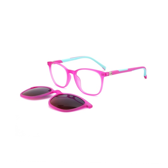 TR90 Double injection Polarized Kids Clip On Sunglasses