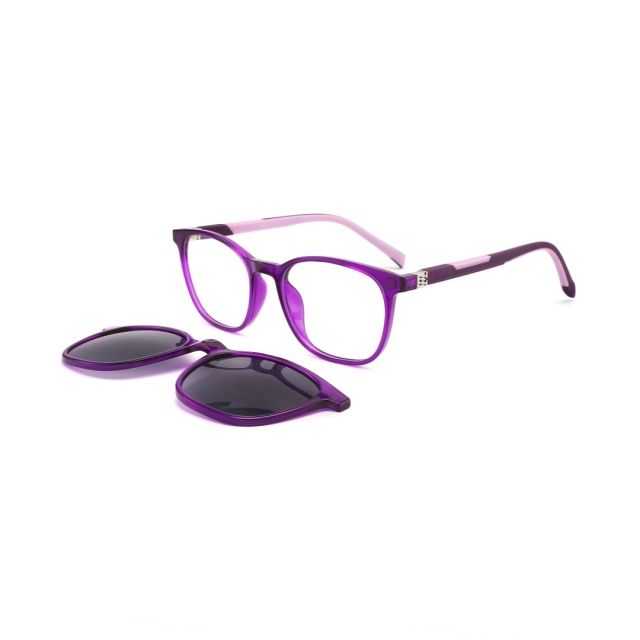 TR90 Double injection Polarized Kids Clip On Sunglasses