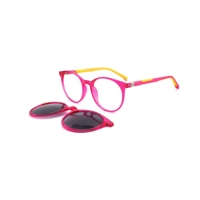 TR90 Double injection Polarized Kids Clip On Sunglasses