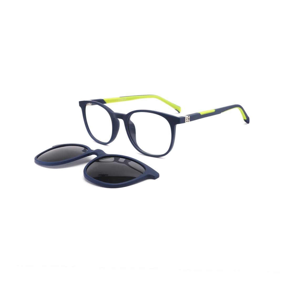 TR90 Double injection Polarized Kids Clip On Sunglasses