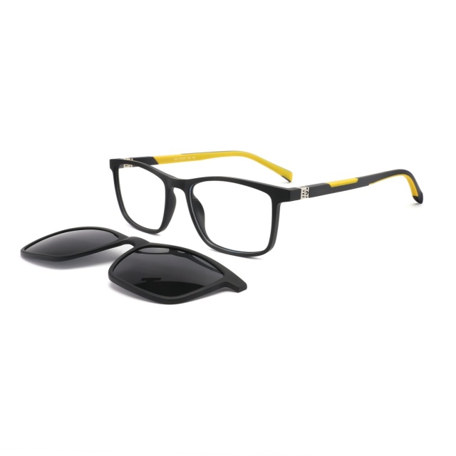 TR90 Double injection Polarized Kids Clip On Sunglasses