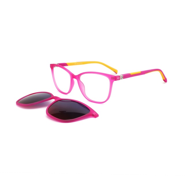 TR90 Double injection Polarized Kids Clip On Sunglasses