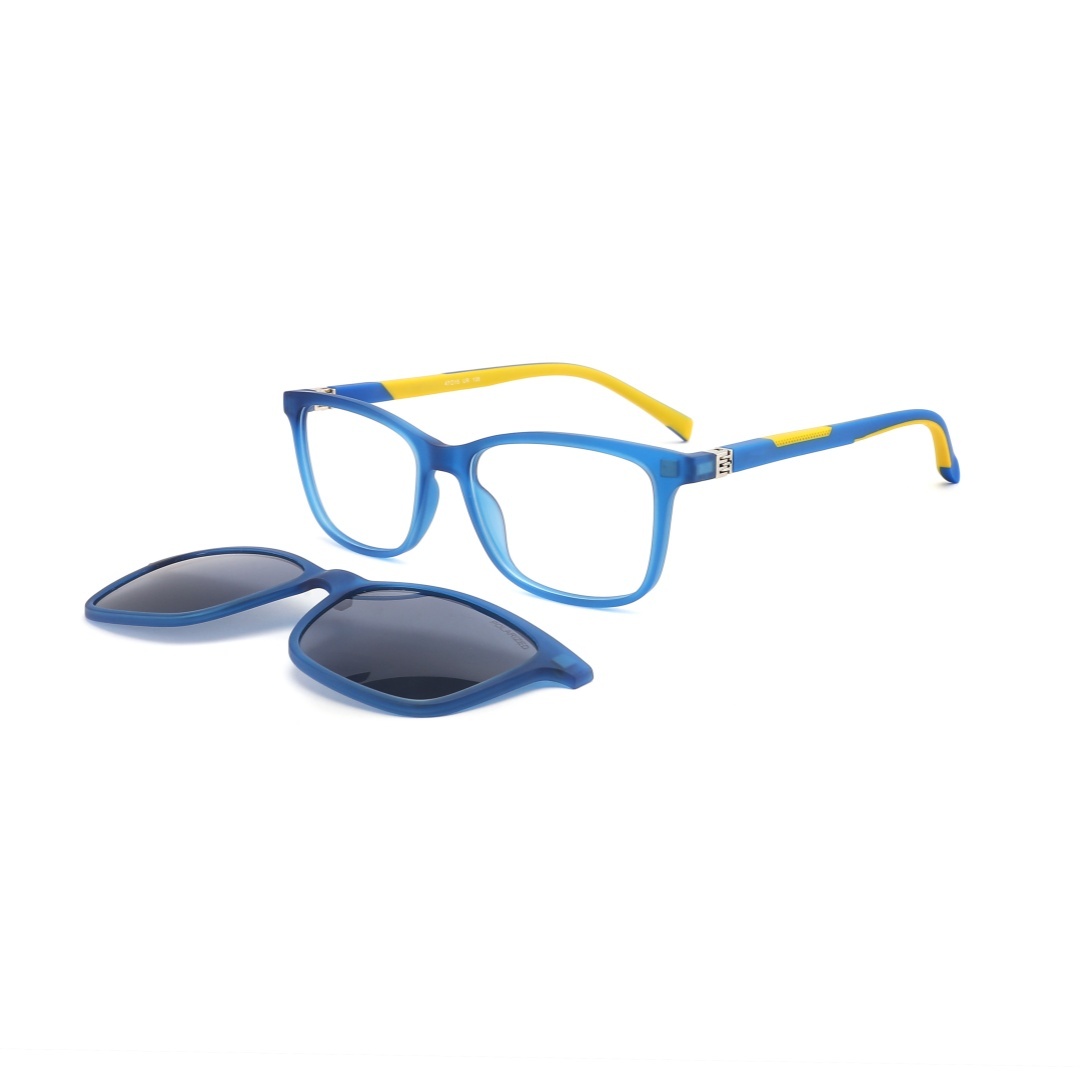 TR90 Double injection Polarized Kids Clip On Sunglasses
