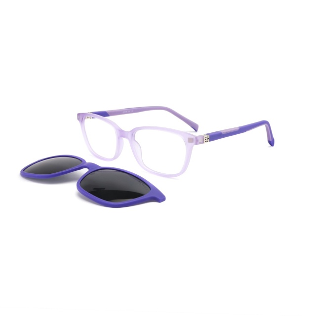 TR90 Double injection Polarized Kids Clip On Sunglasses