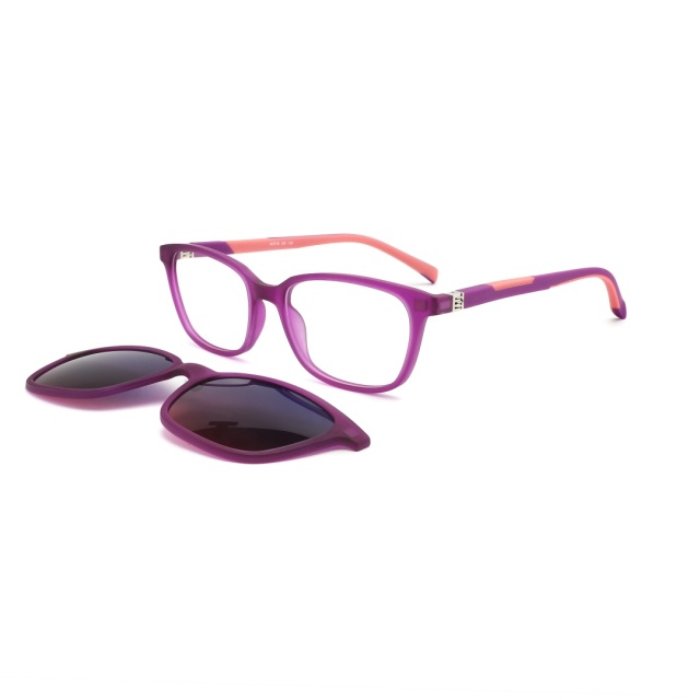 TR90 Double injection Polarized Kids Clip On Sunglasses