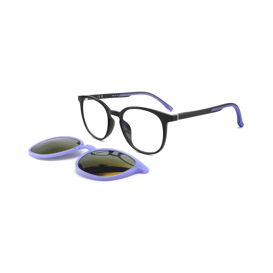 TR90 Double injection Polarized Kids Clip On Sunglasses