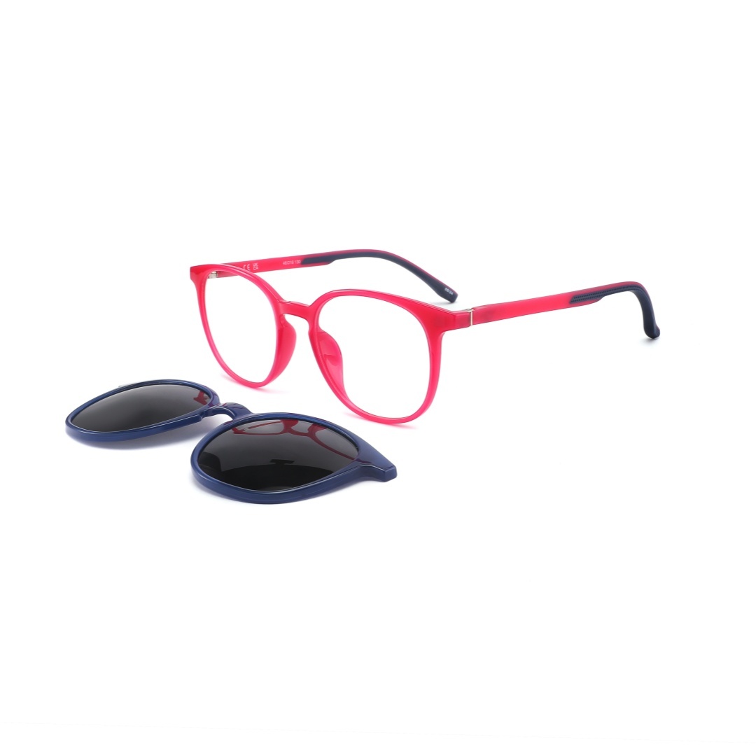 TR90 Double injection Polarized Kids Clip On Sunglasses