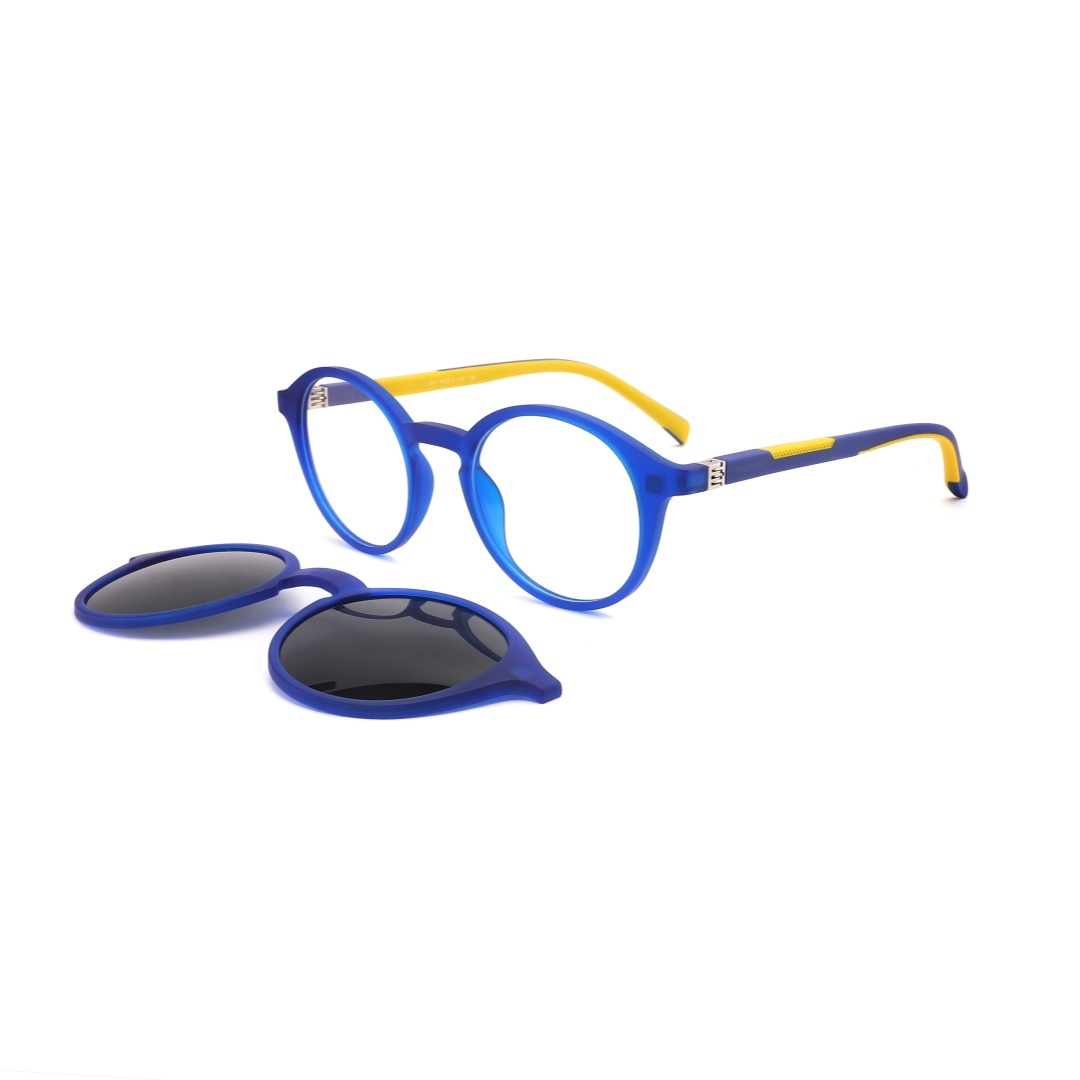 TR90 Double injection Polarized Kids Clip On Sunglasses