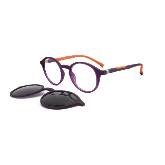 TR90 Double injection Polarized Kids Clip On Sunglasses