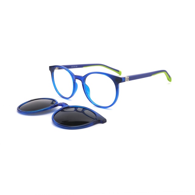 TR90 Double injection Polarized Kids Clip On Sunglasses