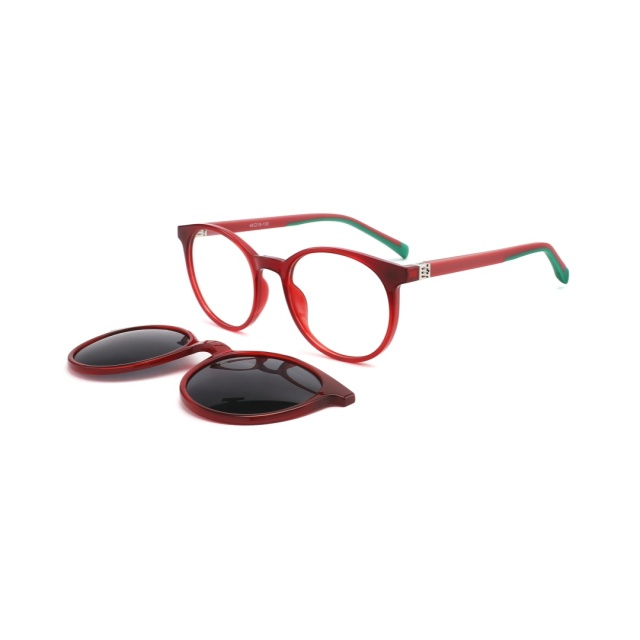 TR90 Double injection Polarized Kids Clip On Sunglasses